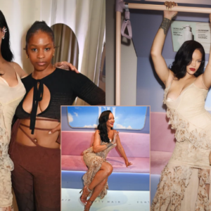 Rihanna rocks high-fashion bathrobe at Fenty Hair launch in London Rihanna rocks high-fashion bathrobe at Fenty Hair launch in London