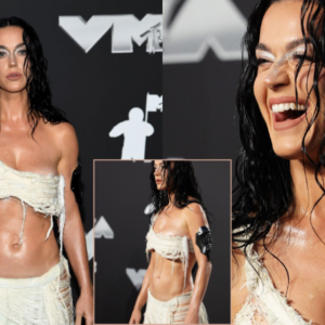 Katy Perry Embraces Distressed Dressing in Threadbare Who Decides War Look for MTV VMAs 2024 Red Carpet