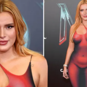BARING IT ALL Bella Thorne flaunts curves in raunchy skinтιԍнт dress that shows off entire ‘NAKED’ body at Morbius movie premiere