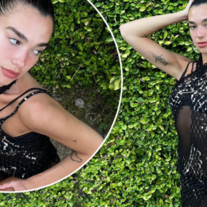 Dua Lipa looks sensational as she dons a sequin mesh ensemble while enjoying a day off from her Future Nostalgia tour in Portofino Dua Lipa looks sensational as she dons a sequin mesh ensemble while enjoying a day off from her Future Nostalgia tour in Portofino