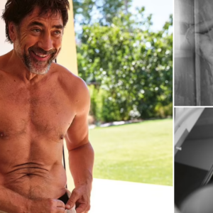 Javier Bardem, 55, shows off his shirtless physique in snaps taken by his wife Penelope Cruz as he reflects on rekindling their romance 17 YEARS after they first met Javier Bardem, 55, shows off his shirtless physique in snaps taken by his wife Penelope Cruz as he reflects on rekindling their romance 17 YEARS after they first met