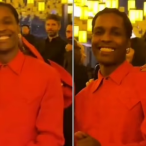 Rihanna and A$AP Rocky put on a very loved up display as they step out in stylish matching outfits for Shanghai Fashion Week Rihanna and A$AP Rocky put on a very loved up display as they step out in stylish matching outfits for Shanghai Fashion Week