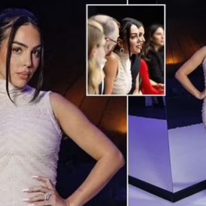 Georgina Rodriguez displays her incredible figure in fitted midi dress as she attends a bridal show during Saudi Arabia fashion week Georgina Rodriguez displays her incredible figure in fitted midi dress as she attends a bridal show during Saudi Arabia fashion week