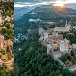 The Alhambra is a palace and fortress complex located in Granada, Andalusia, Spain.