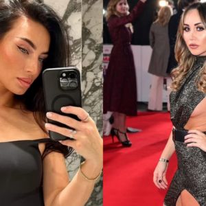 Annie Kilner shows Kyle Walker what he’s missing as she gets glammed up for a racy selfie – and can’t resist a jibe at her love rival Lauryn Goodman