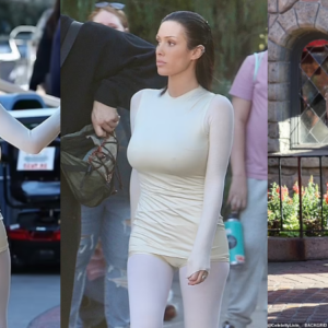 Kanye West’s wife Bianca Censori goes braless on RARE Disneyland visit without the rapper