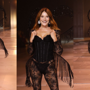 CARLA BRUNI at 2024 Victoria’s Secret Fashion Show in New York