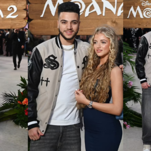 Junior Andre, 19, and younger sister Princess, 17, enjoy a joint red carpet appearance as they attend the Moana 2 premiere in London