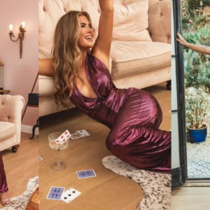 EXCLUSIVE     Bachelor vet JoJo Fletcher reveals how she stays a size 2 during the holidays as she stuns in silky dresses