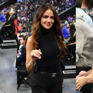 EIZA GONZALEZ at L.A. Clippers vs Philadelphia 76ers Game in Inglewood