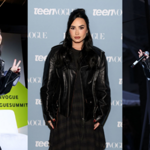 Demi Lovato at the Teen Vogue Summit 2024.