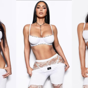 Kim Kardashian fans outraged as she wears a rosary while pulling down her underwear for new Skims ad: ‘Shame on her!’