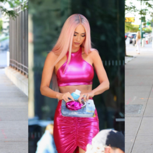 Megan Fox looks sensational in H๏τ pink while stepping out ahead of MGK’s show at Madison Square Garden in New York City