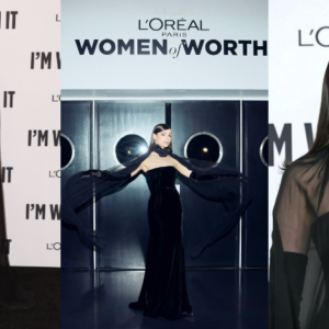 Sofia Carson at the L’Oréal Paris Women of Worth Celebration.