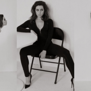 Braless Aubrey Plaza strips down to white briefs for Sєxy V Magazine shoot