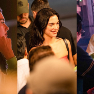 Dua Lipa attending a Muay Thai fight at Rajadamnern Stadium in Bangkok, Thailand